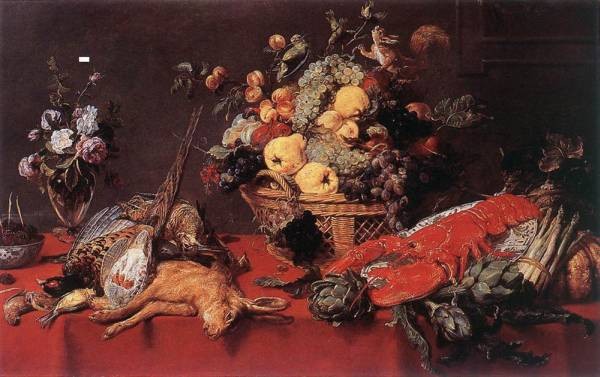Still Life With A Basket Of Fruit